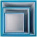 Коробка Cube, L, голубая